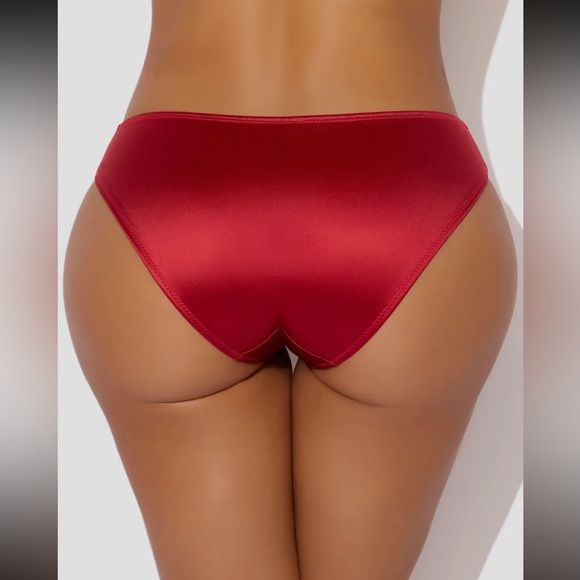 Liquid Satin Pink Women's Intimate Panty - Picture 5 of 5